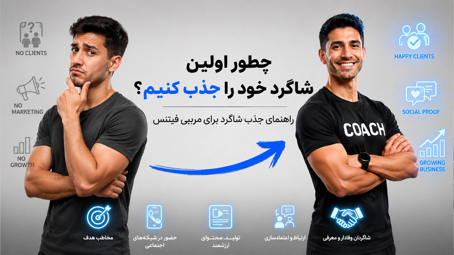 جذب شاگرد برای مربی فیتنس؛ ۷ روش عملی برای شروع